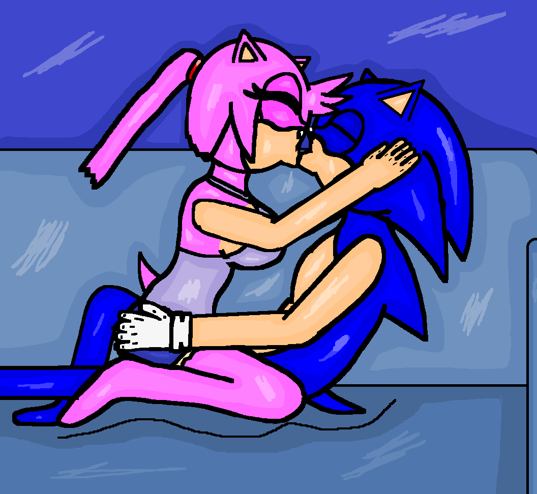 Sonamy Kiss by Kathrime on DeviantArt