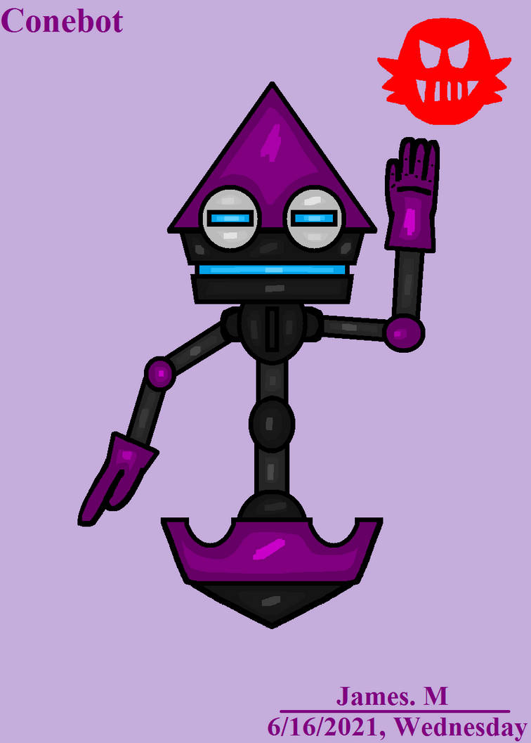 Conebot (by James M) by cvgwjames on DeviantArt