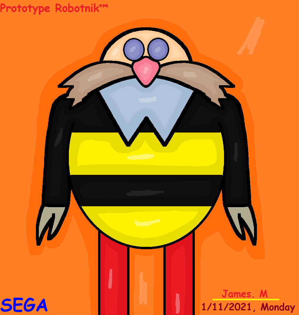 Starved Eggman comes after Yacker (by James M) by cvgwjames on