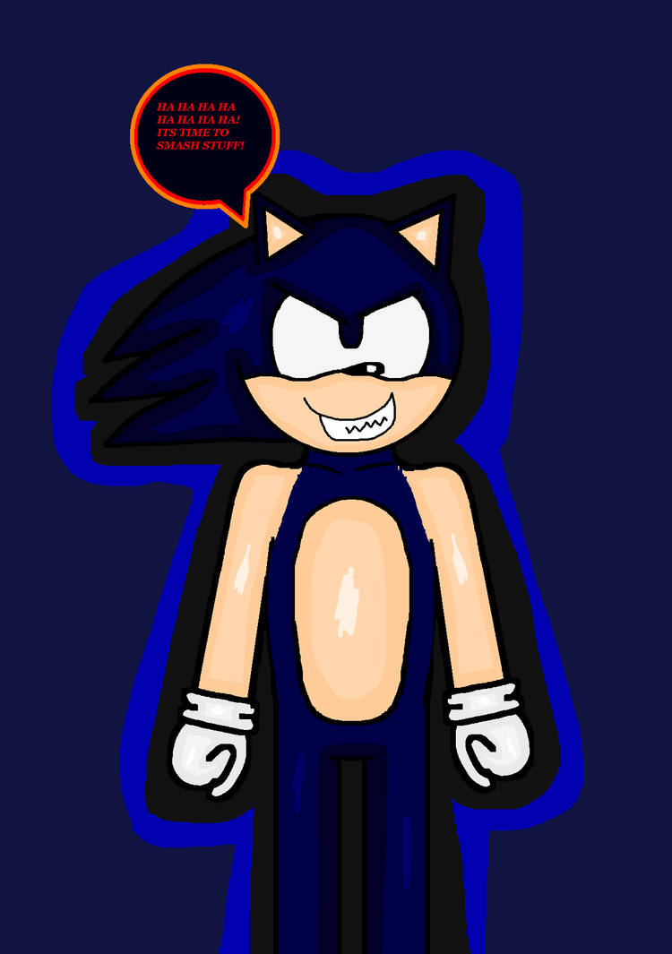 Dark Sonic -Sonic X- (by James M) by cvgwjames on DeviantArt