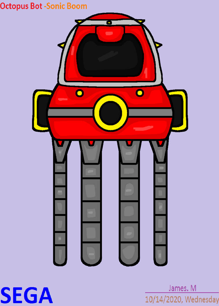 Octopus Bot (by James M) by cvgwjames on DeviantArt
