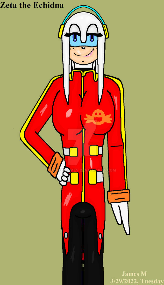 Zeta the Echidna (by James M) by cvgwjames on DeviantArt