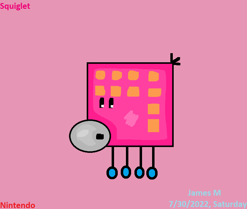 Squogs Paper Mario Squiglet -Super Paper Mario- (by James M) by cvgwjames on DeviantArt