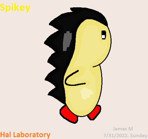 Spikey -Kirby- (by James M) by cvgwjames on DeviantArt