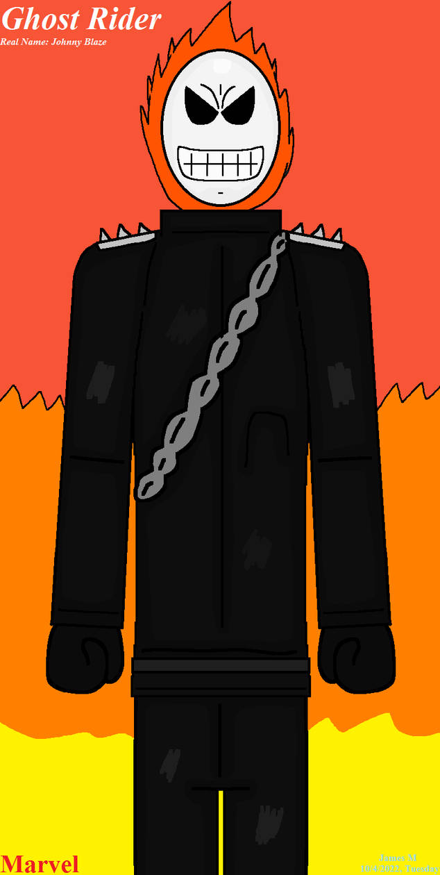 Ghost Rider (by James M) by cvgwjames on DeviantArt