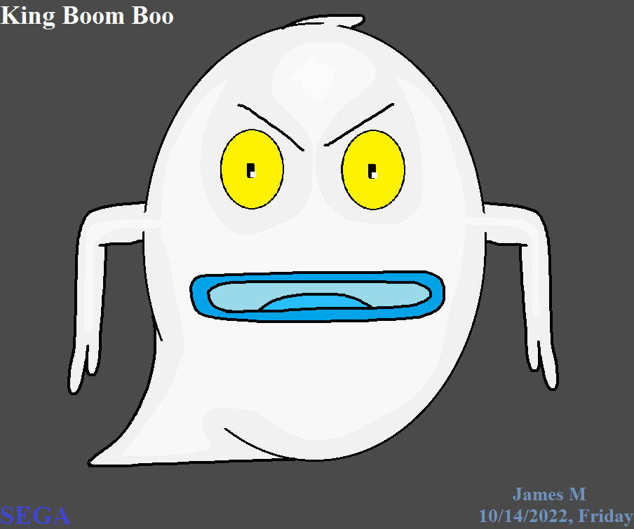 Boom Boo Transparent King Boom Boo (by James M) by cvgwjames on DeviantArt