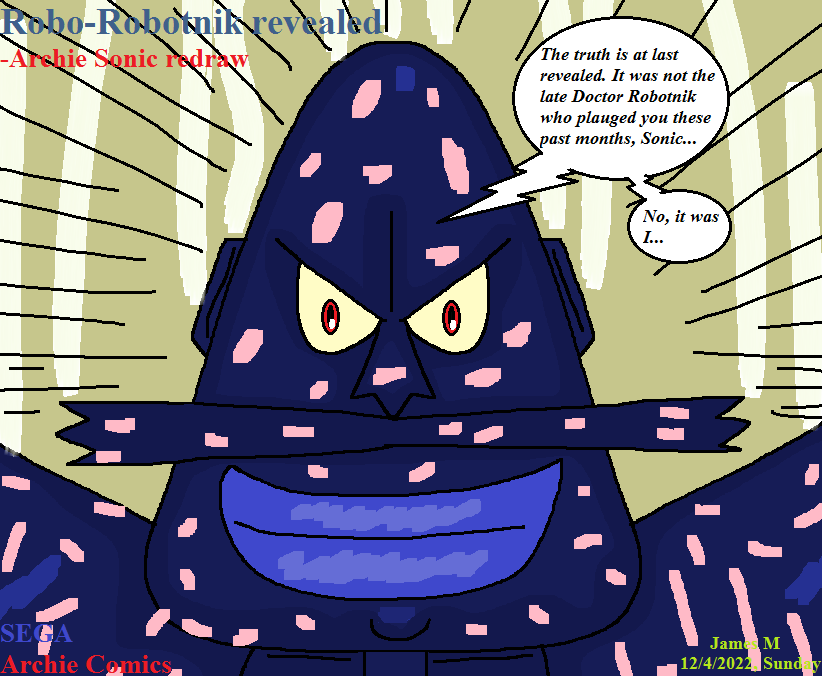 Robo-Robotnik revealed -Archie Sonic redraw by cvgwjames on DeviantArt