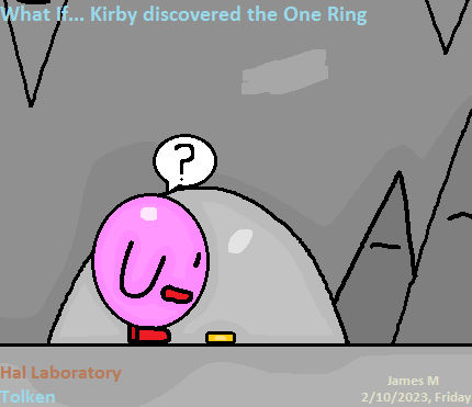 What If... Kirby discovered the One Ring by cvgwjames on DeviantArt