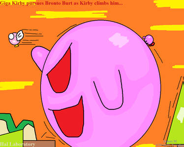 Kirby evades Morpha's tentacles (by James M) by cvgwjames on DeviantArt