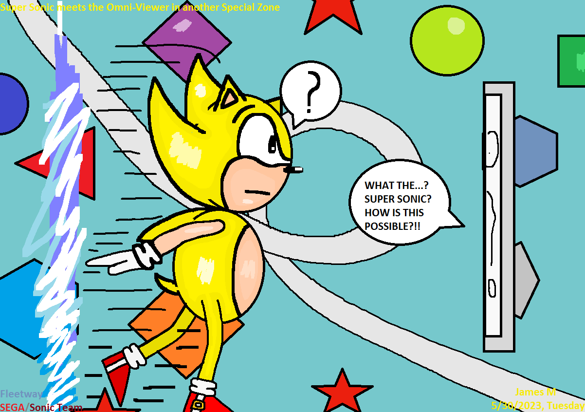 Fleetway Super Sonic by Graysonism on Newgrounds