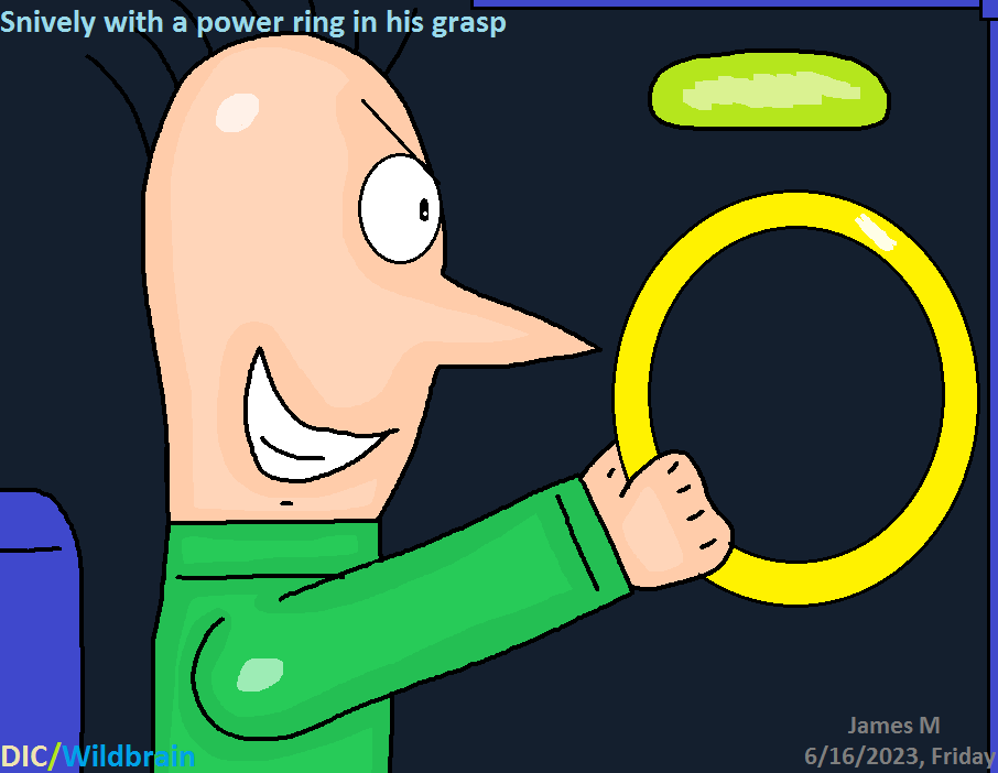 Snively Snively with a power ring in hand by cvgwjames on DeviantArt