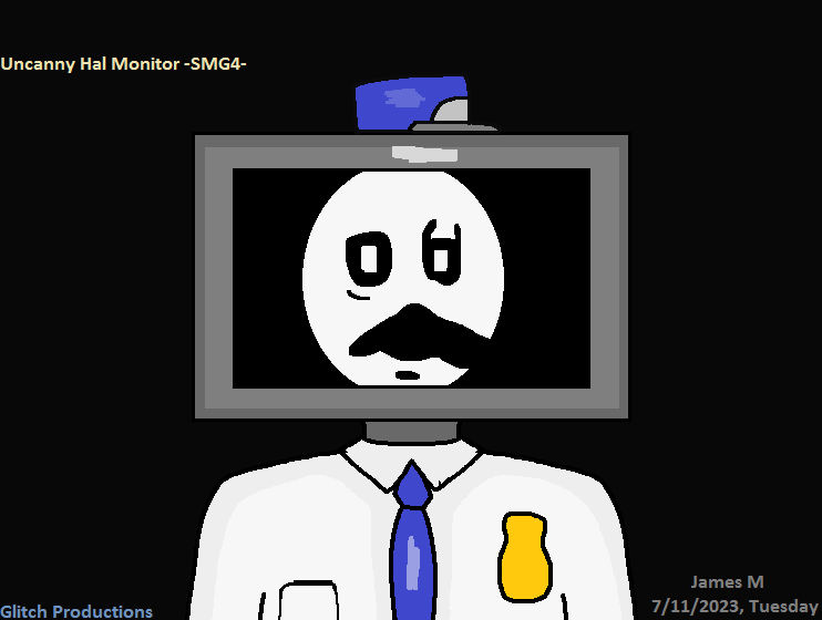 Uncanny Hal Monitor shot -SMG4- by cvgwjames on DeviantArt