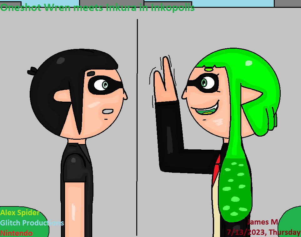 Oneshot Wren meets Inkura from Alex Spider by cvgwjames on DeviantArt
