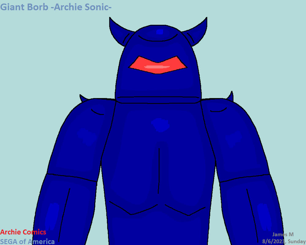 Giant Borg -Archie Sonic- by cvgwjames on DeviantArt