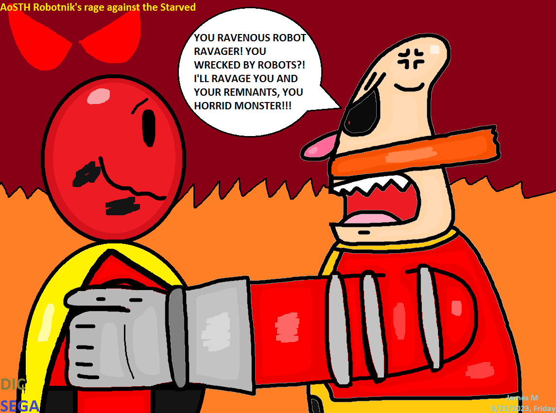 Eggman is starved by Cyantist-omnipresent on DeviantArt