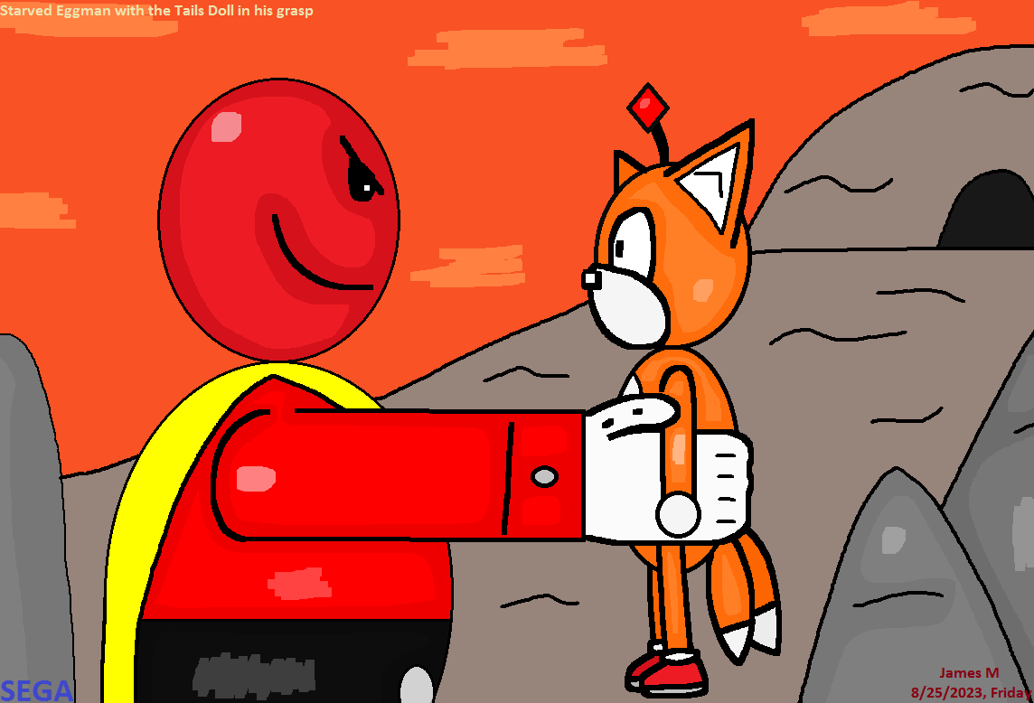Tails Eats Starved Eggman by ARMCDAcid on DeviantArt