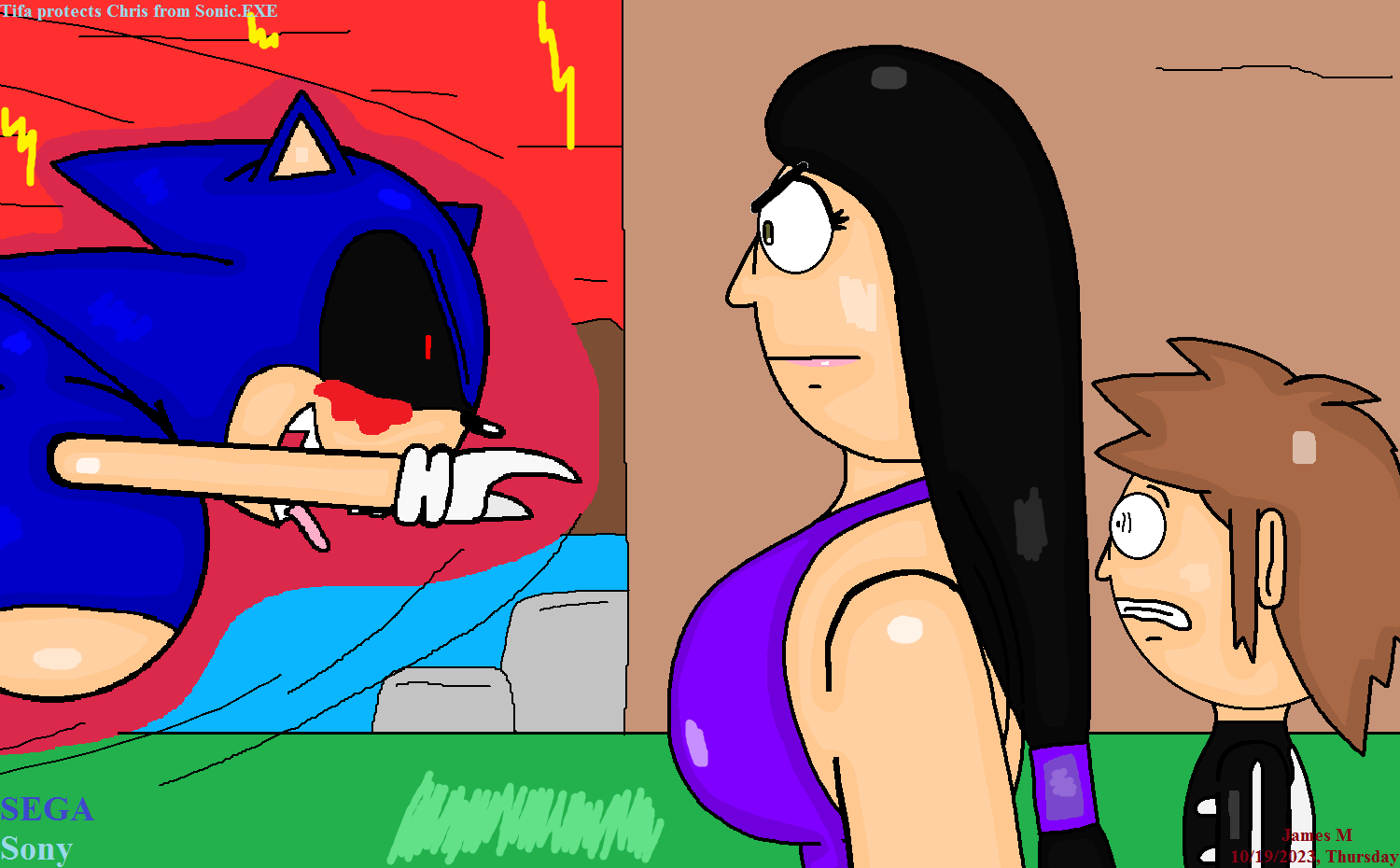 Sonic visits the Salty Spittoon by SonicaTHedgehog on DeviantArt