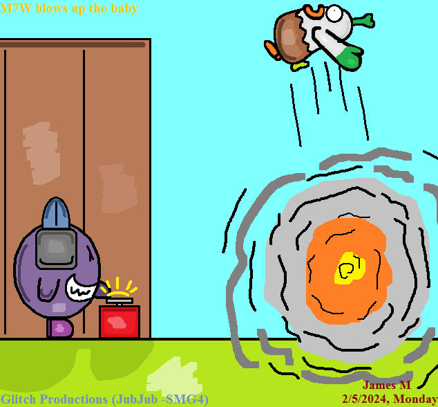 Baby Exploding M7W blows up the baby by cvgwjames on DeviantArt