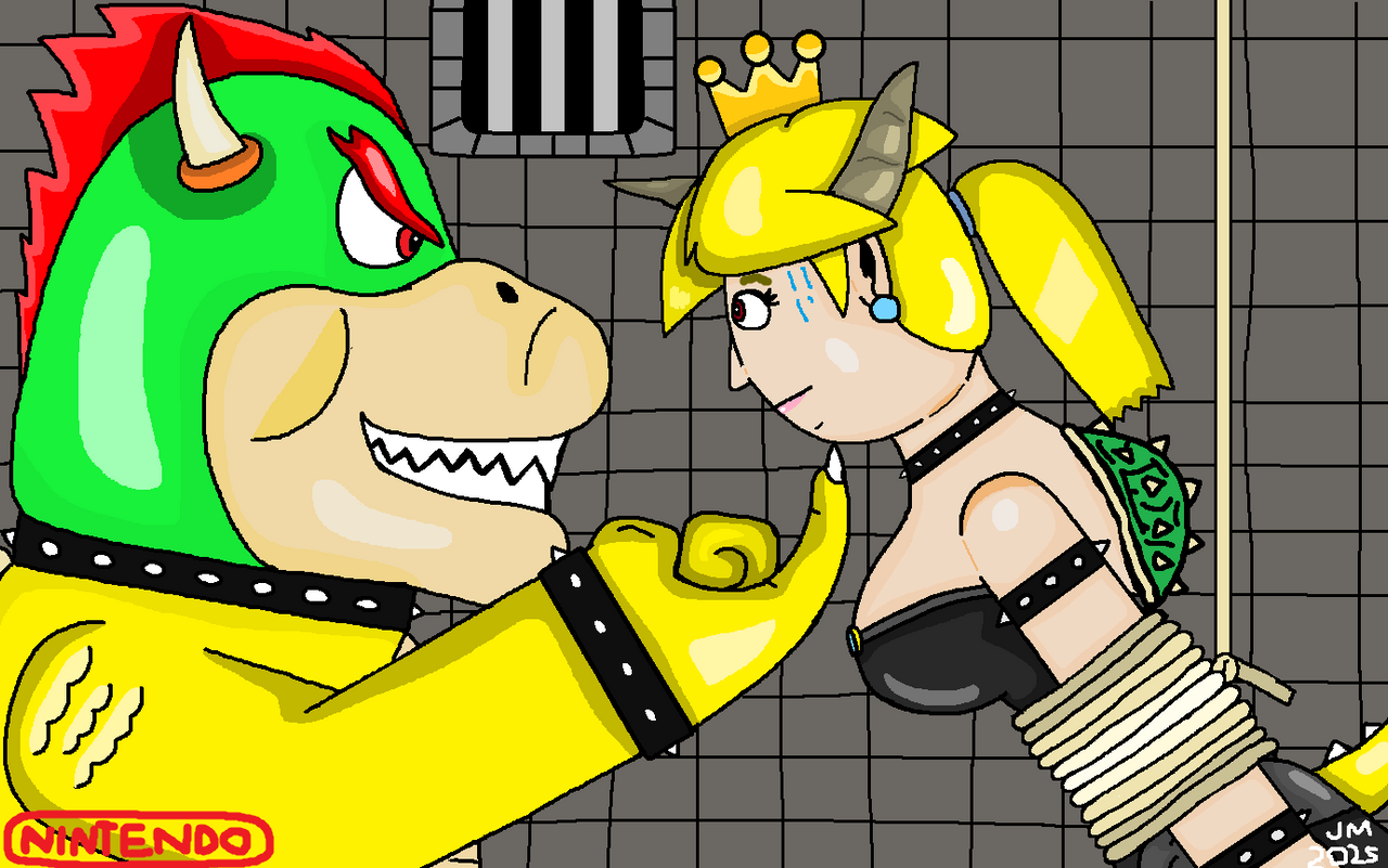 Bowsette Rescue Bowser's fascination with a captured Bowsette by cvgwjames on DeviantArt