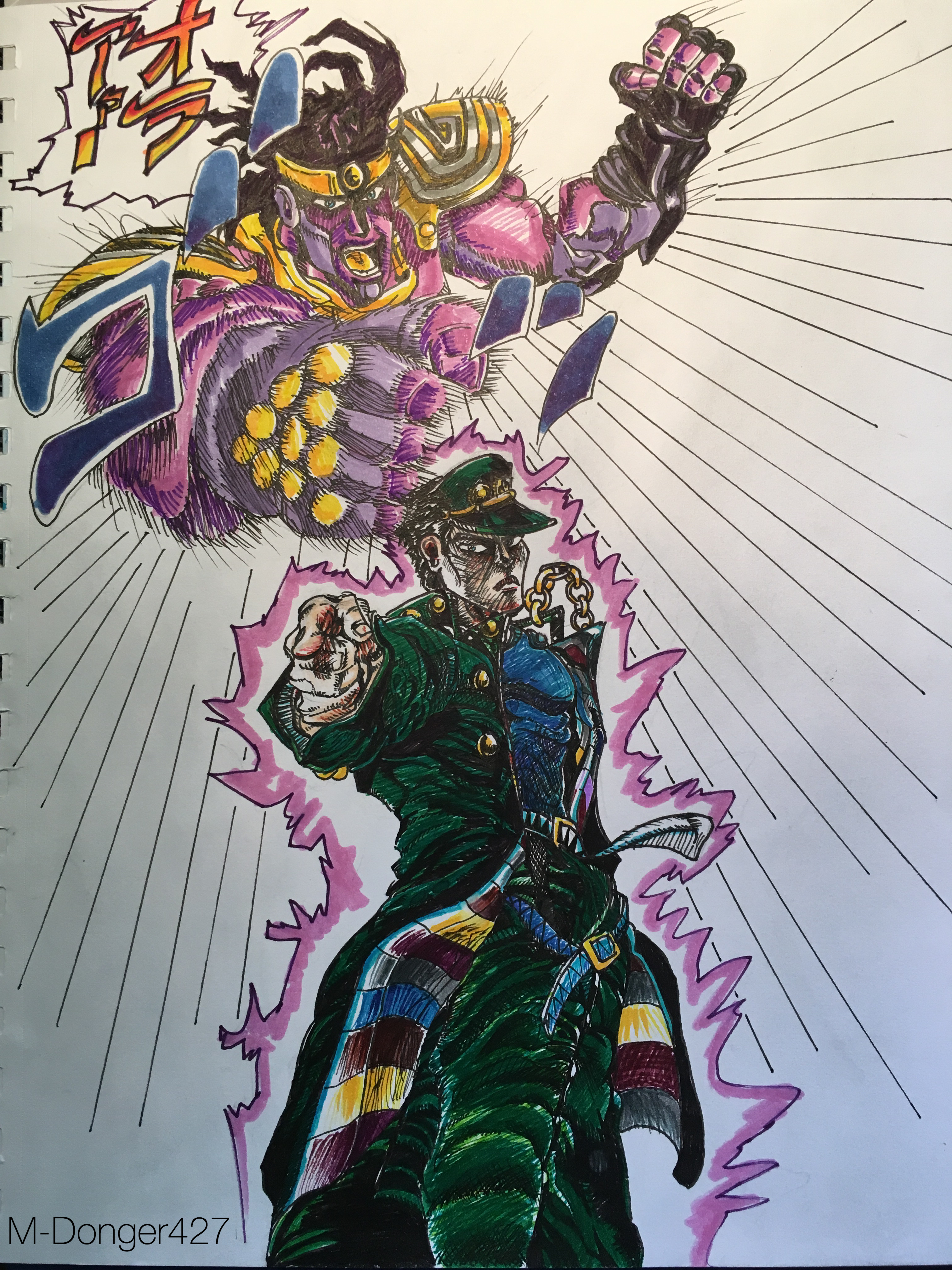 Jotaro/Star Platinum by M-Donger427 on DeviantArt