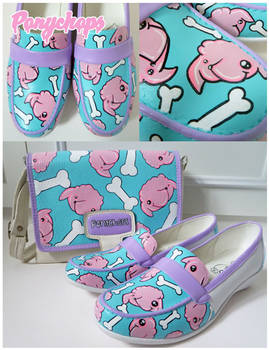 Pink Poodle Mocassins