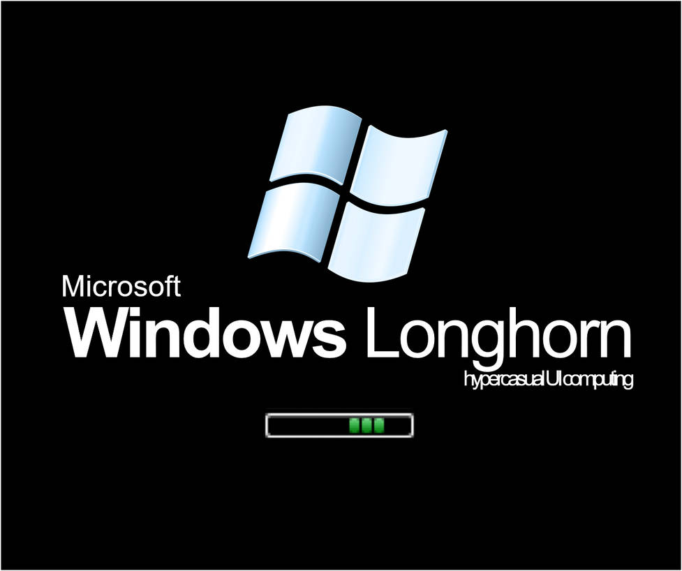 Windows Longhorn Boot Screen Styled Progressbar95 by tanjacellamare on ...