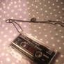 horror cassette tape necklace