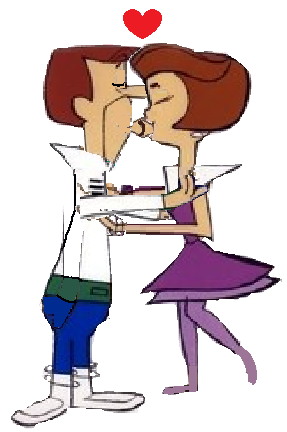 George Jane Jetsons Kiss