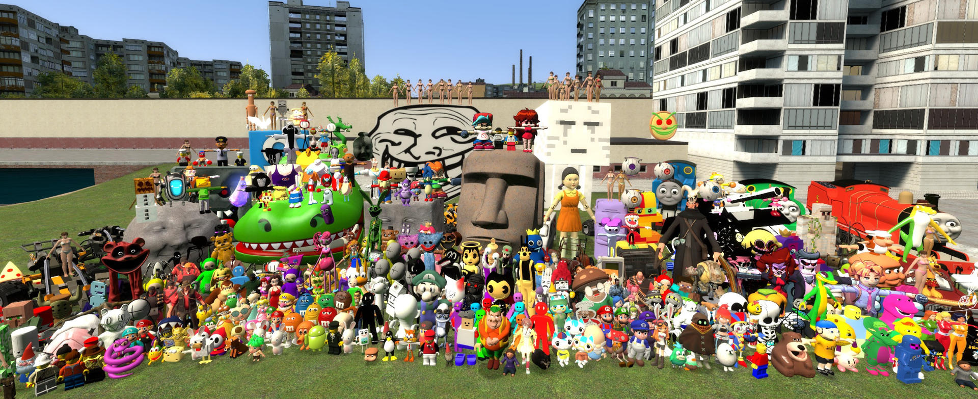 Garry's Mod Mobs Garry's Mod Group Crossover Characters 2 from GMod by dylanman10 on ...