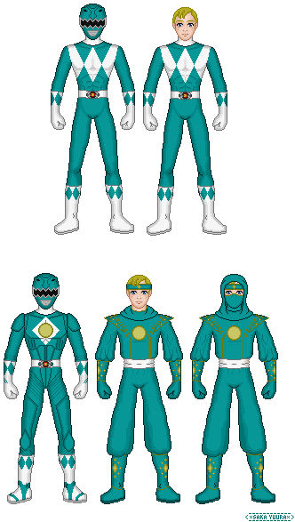 Mighty Morphin Teal Ranger by FuuNoKamiOka on DeviantArt
