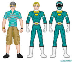 Power Rangers Turbo Teal Ranger