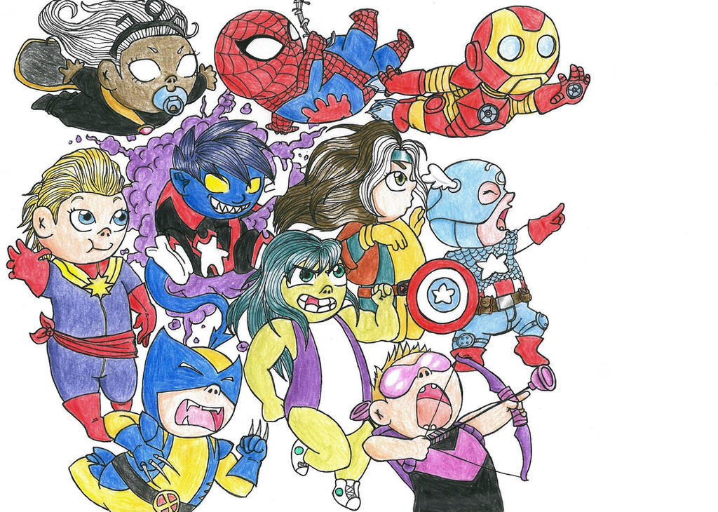 Marvel Babies By BrainHackerz On DeviantArt