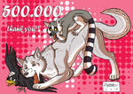 500.000 THANK YOU!! by RUNNINGWOLF-MIRARI