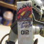 Custom Zaku 2 'Colony Dropper' shield closeup