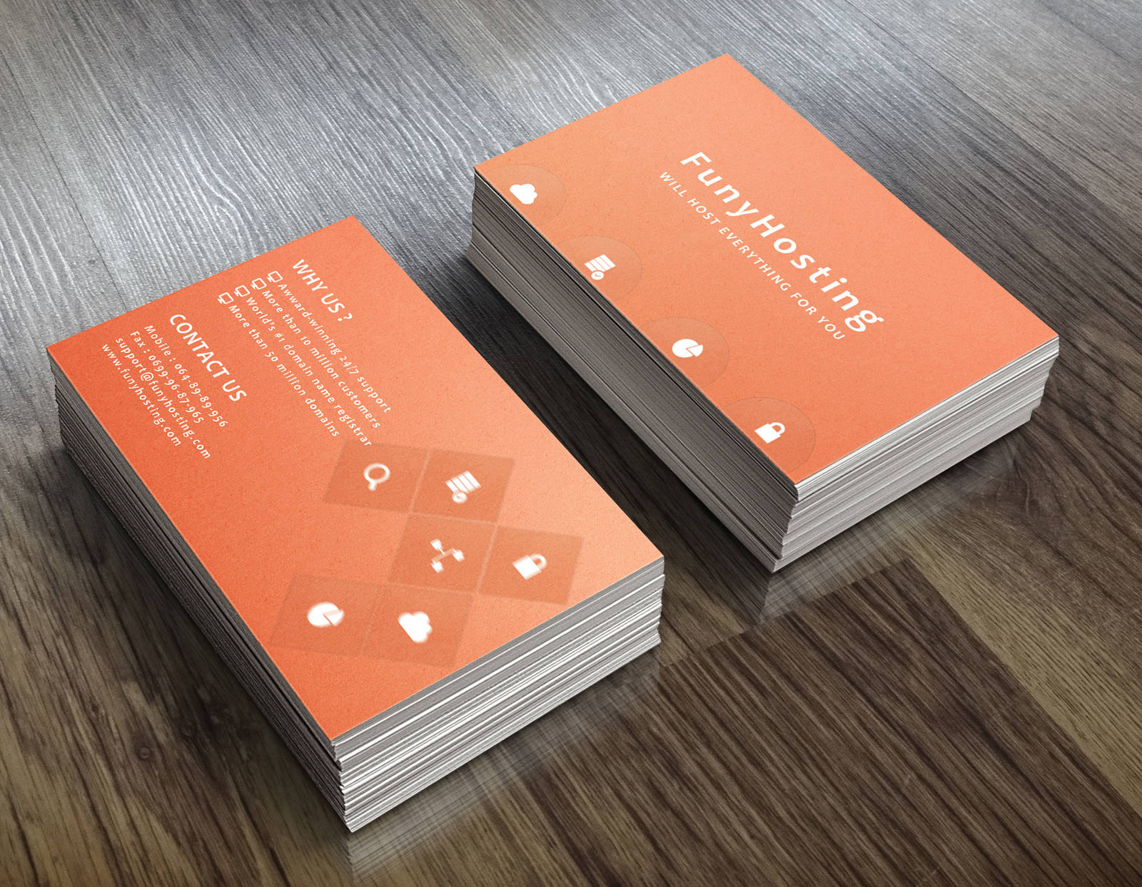 Photoshop free business card PSD by NikCompany