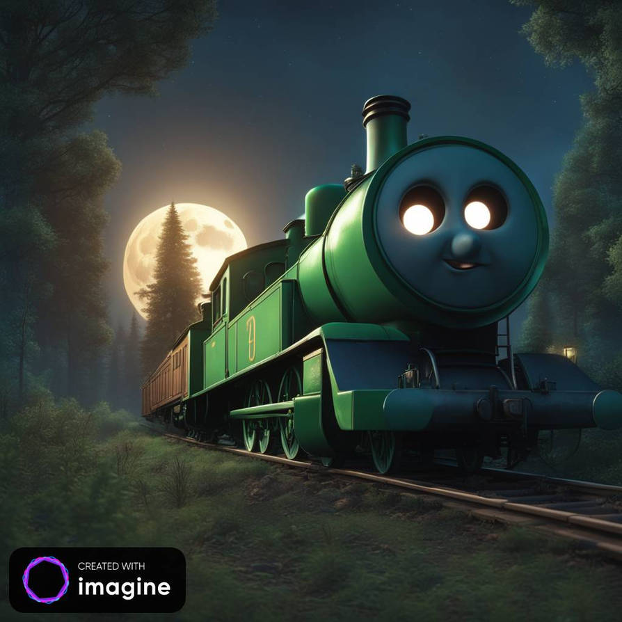 Scary Train. Color Creepy train but beautiful background by Pablotheartist7 on DeviantArt