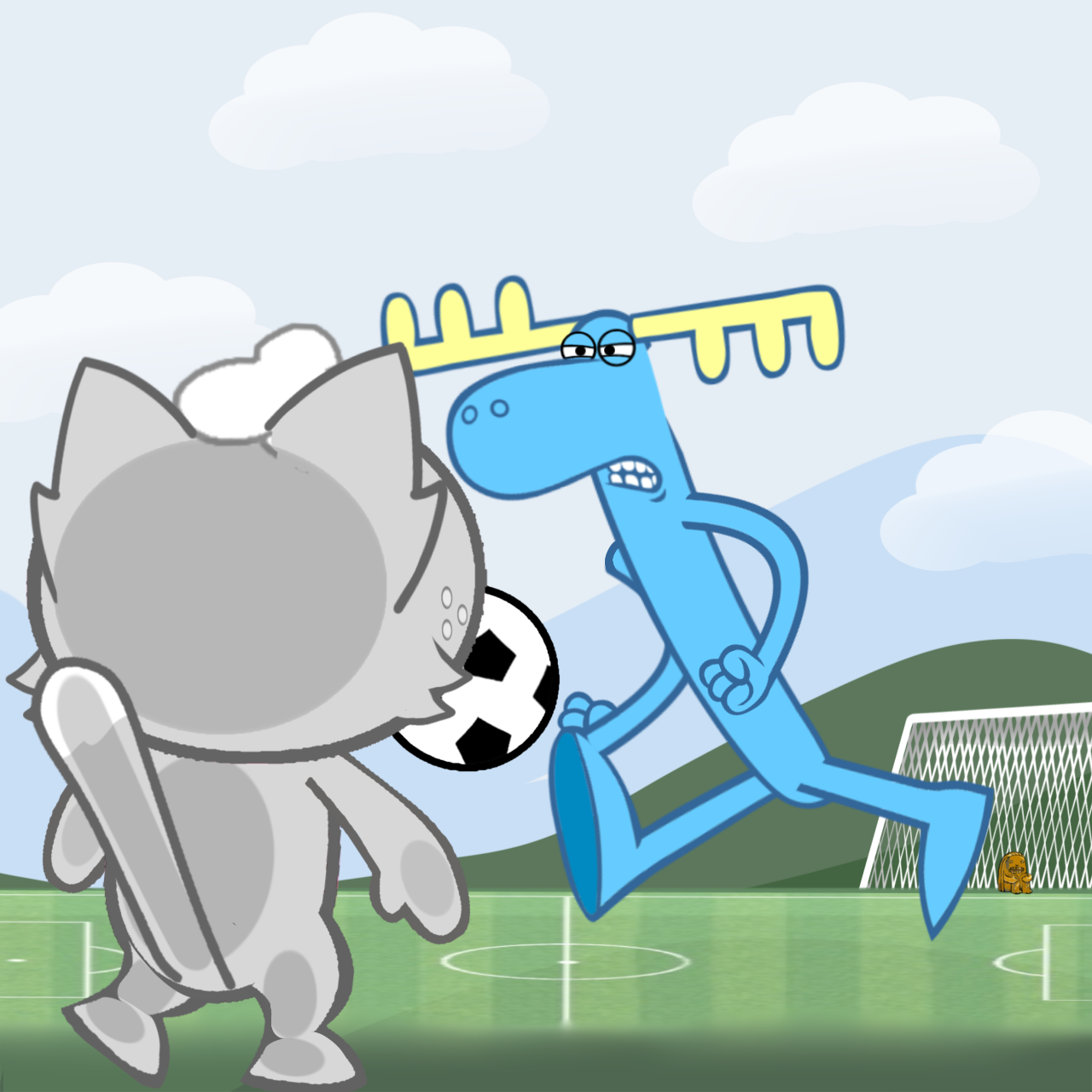 Grisy and Lumpy play football by grisyHTF on DeviantArt