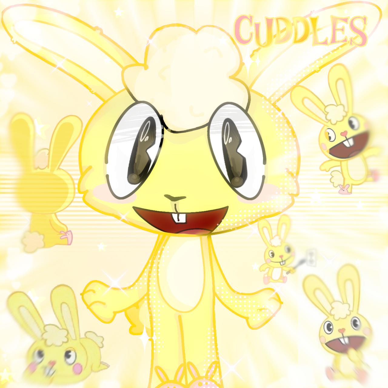 HTF Cuddles Art by grisyHTF on DeviantArt