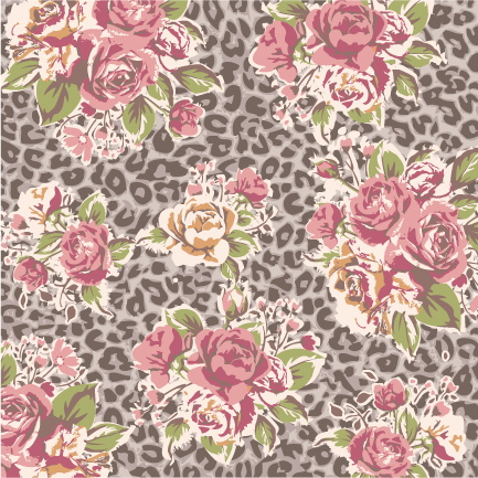 Leopard With Roses Drawing rose with leopard print by dengwei1361159 on DeviantArt