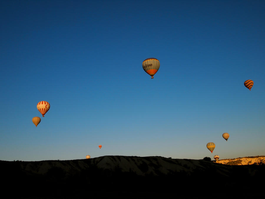 Bobbing in the sky