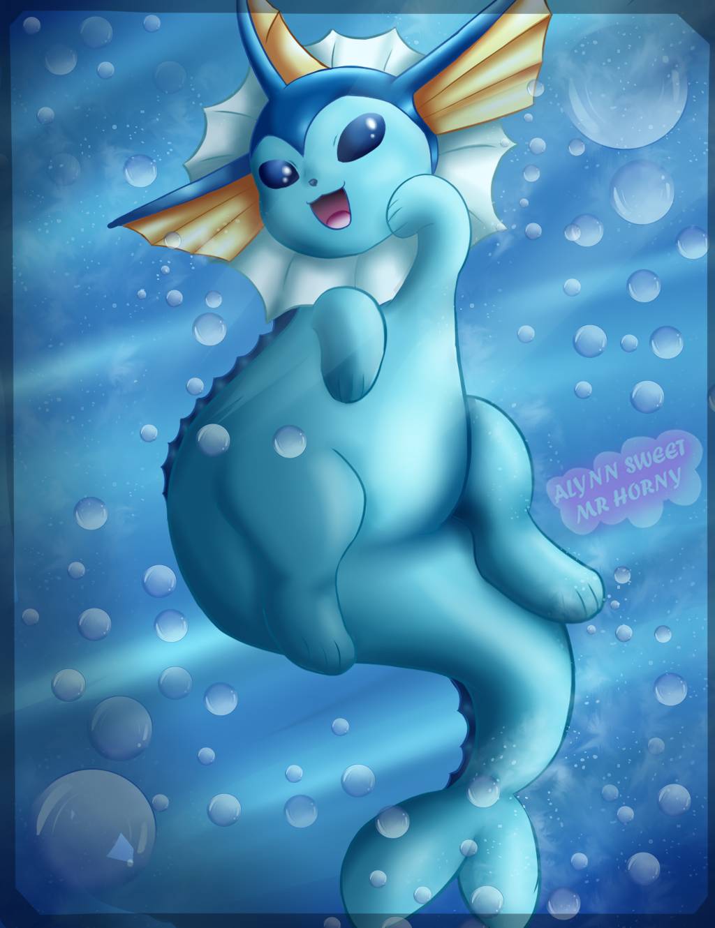Vaporeon Fanart By AlynnSweety On DeviantArt vaporeon-fanart-by-alynnsweety-on-deviantart