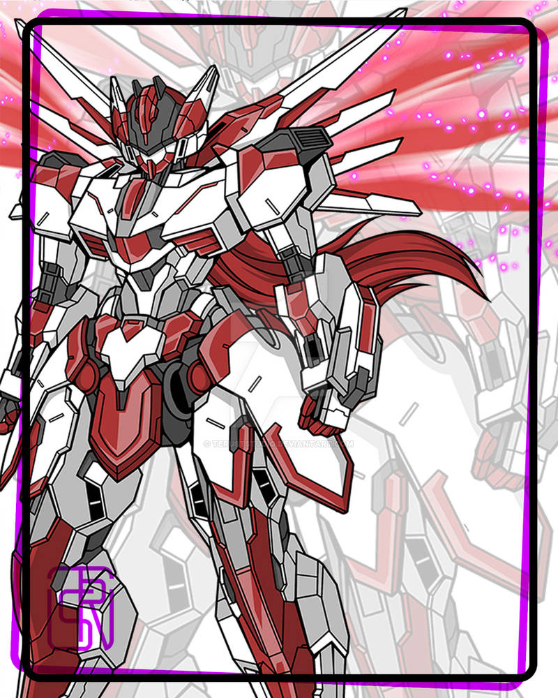 Rust Red Mech Red mecha mobile suit by teruststudio on DeviantArt