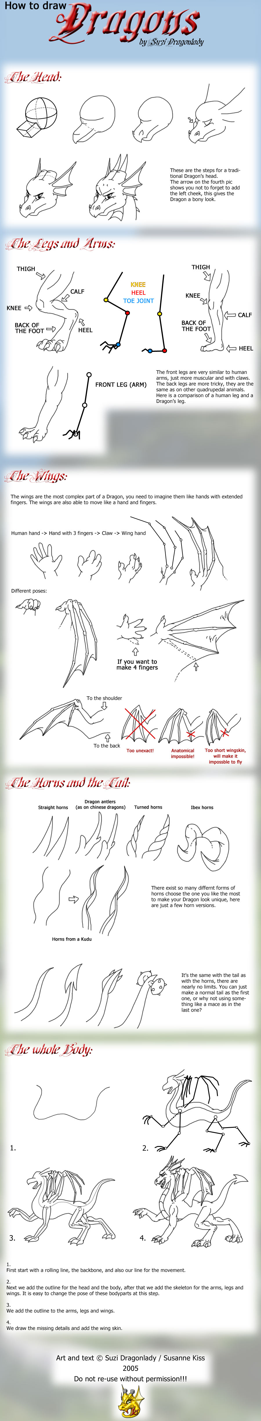 Basic Dragon Tutorial by suzidragonlady on DeviantArt
