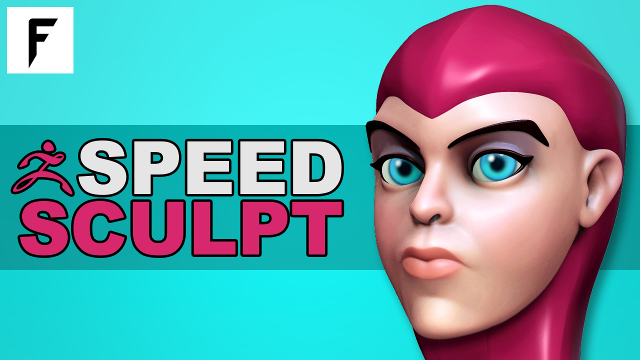 ZBrush Speed Sculpt Stylized Female Head - Welcome