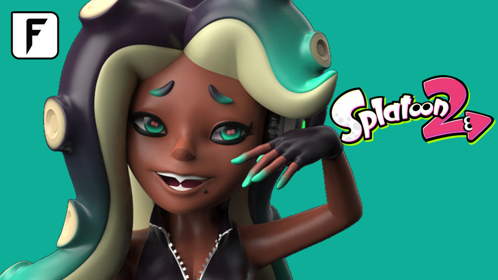 Marina (Splatoon 2) 3D Time Lapse by Follygon on DeviantArt