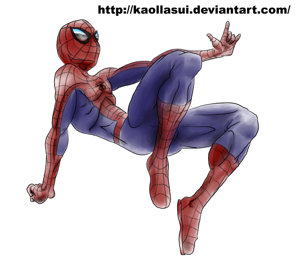 Spiderman anatomy test by KaollaSui on DeviantArt
