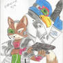 Fox and Falco. Super Smash Bros Brawl