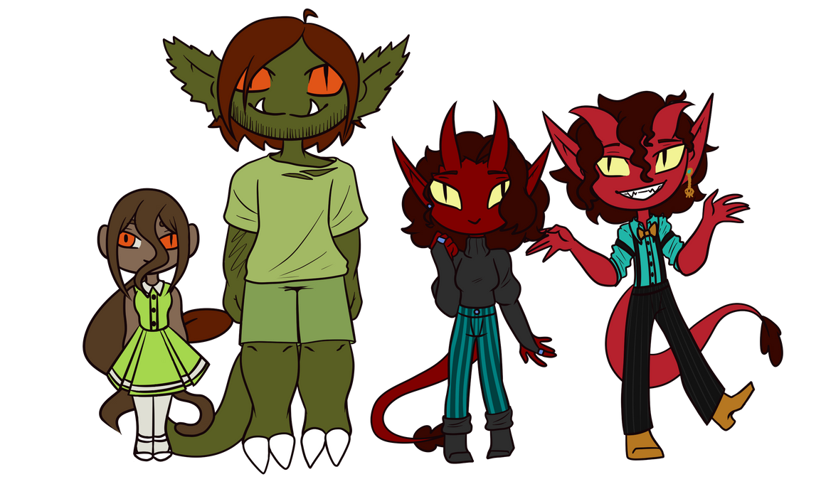 Demon Colour Palettes by VampireBenny on DeviantArt