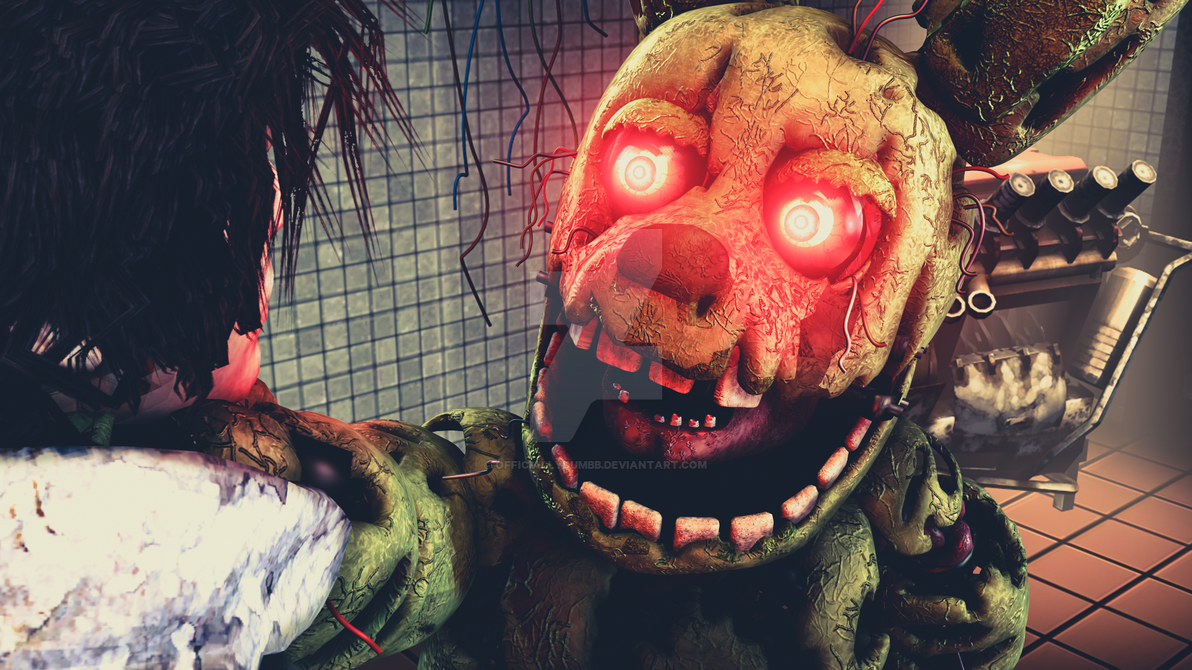 Dead by daylight- Fnaf Springtrap Poster by officiallydumbb on DeviantArt