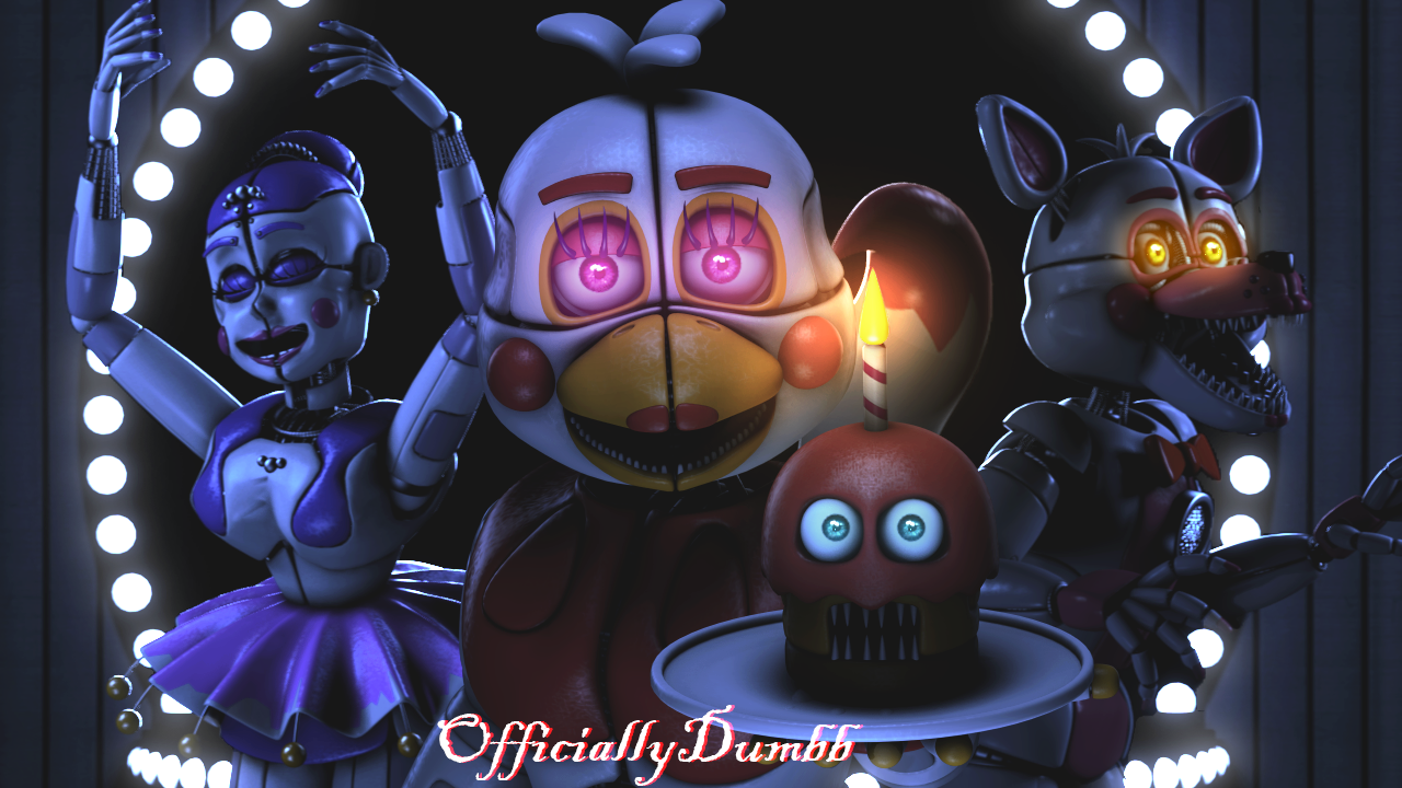Funtime Chica - FNaF Funtime Purple Chica - Illustrations ART street
